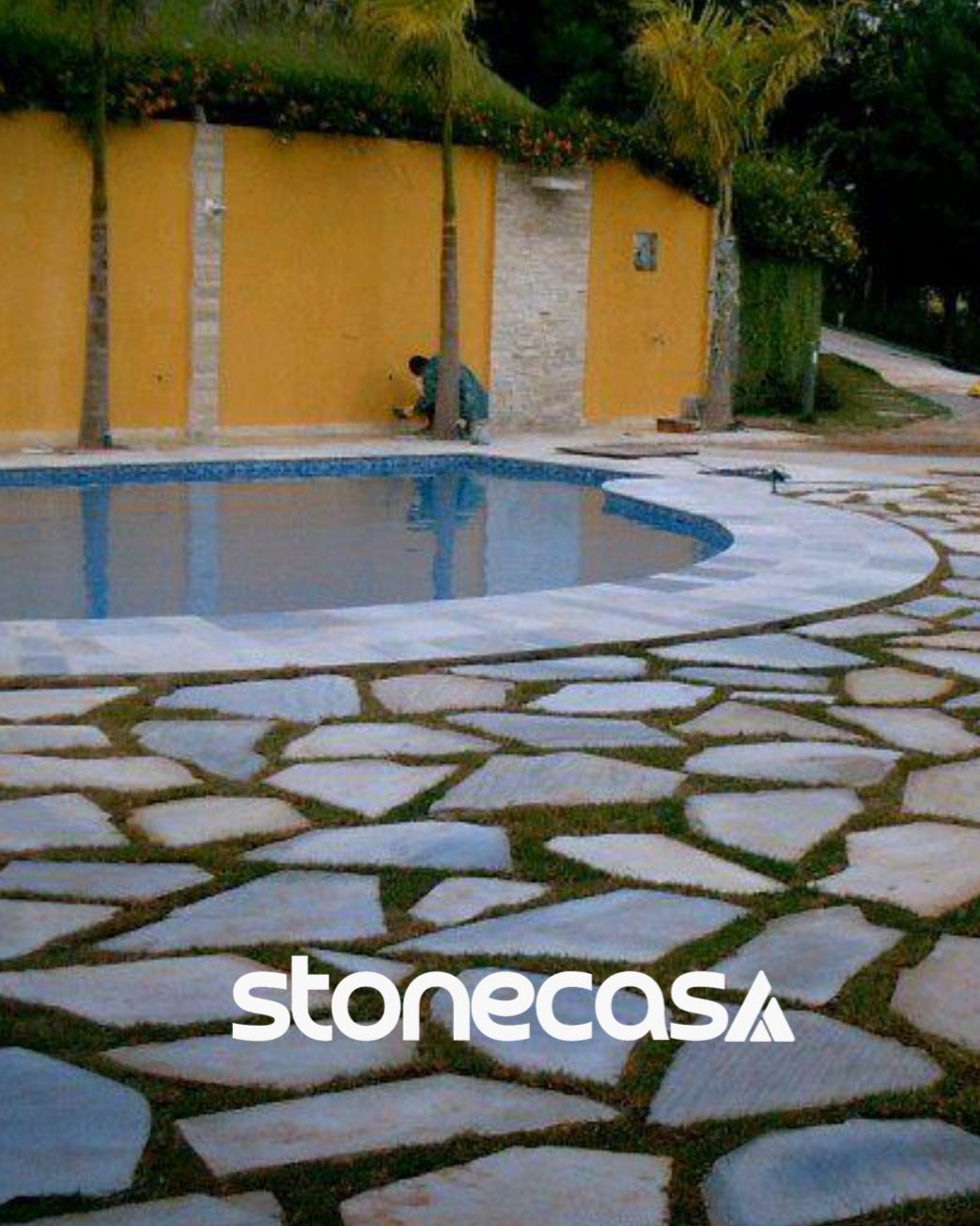 lajão de pedra são tomé piscina pedra mineira stone casa lajão de pedra são tomé para piscina área externa stone casa